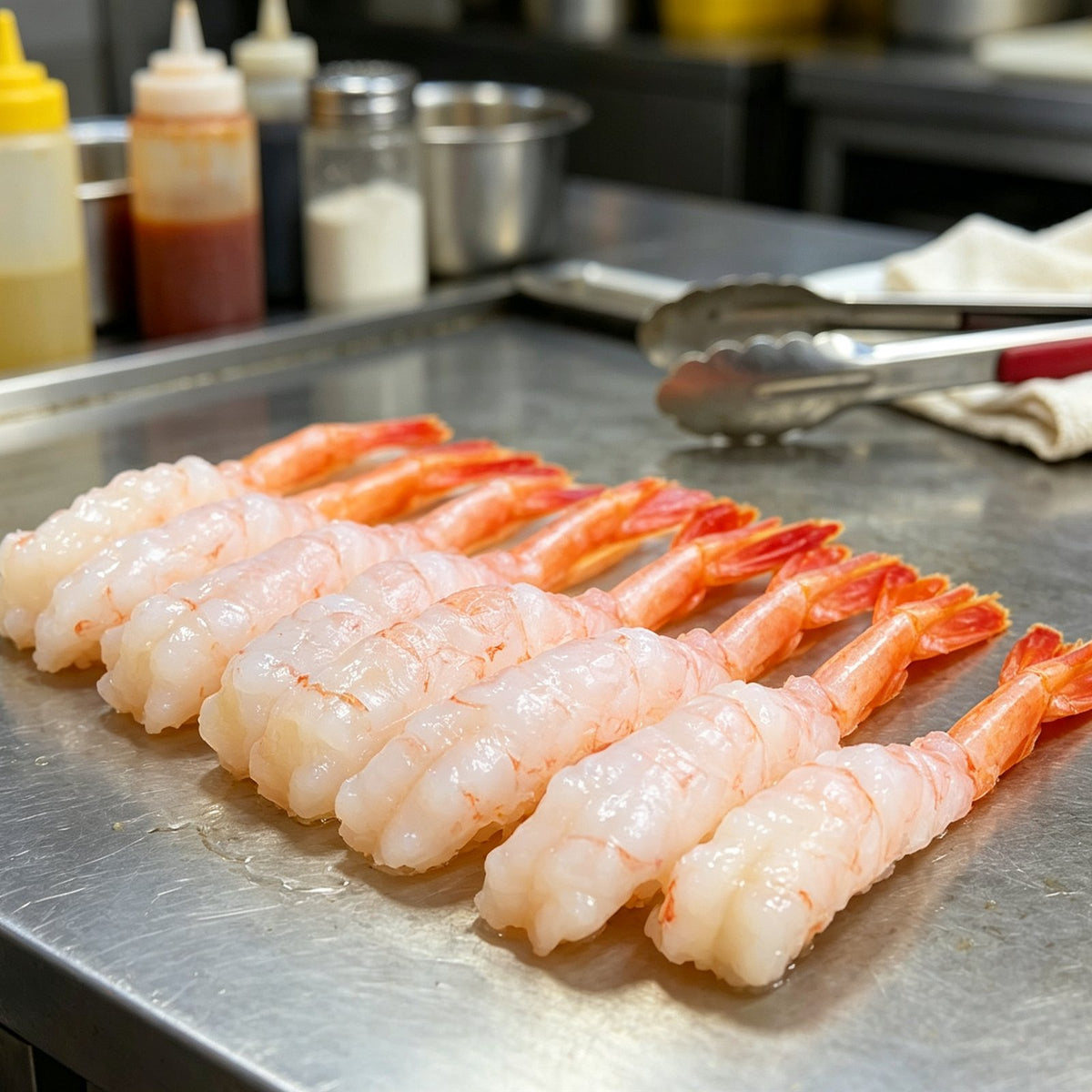 Cooked Arctic Sweet Shrimp Tails