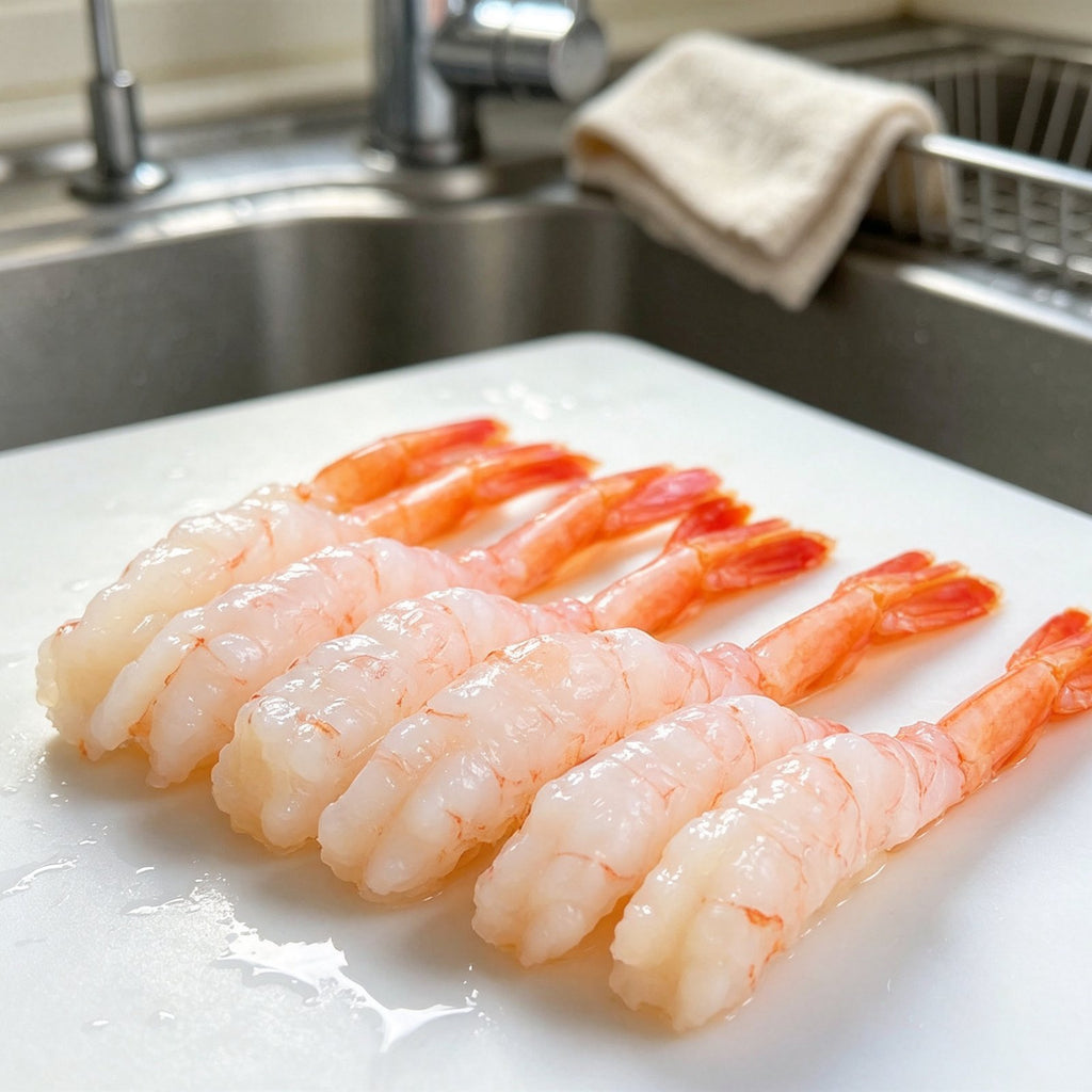 Cooked Arctic Sweet Shrimp Tails