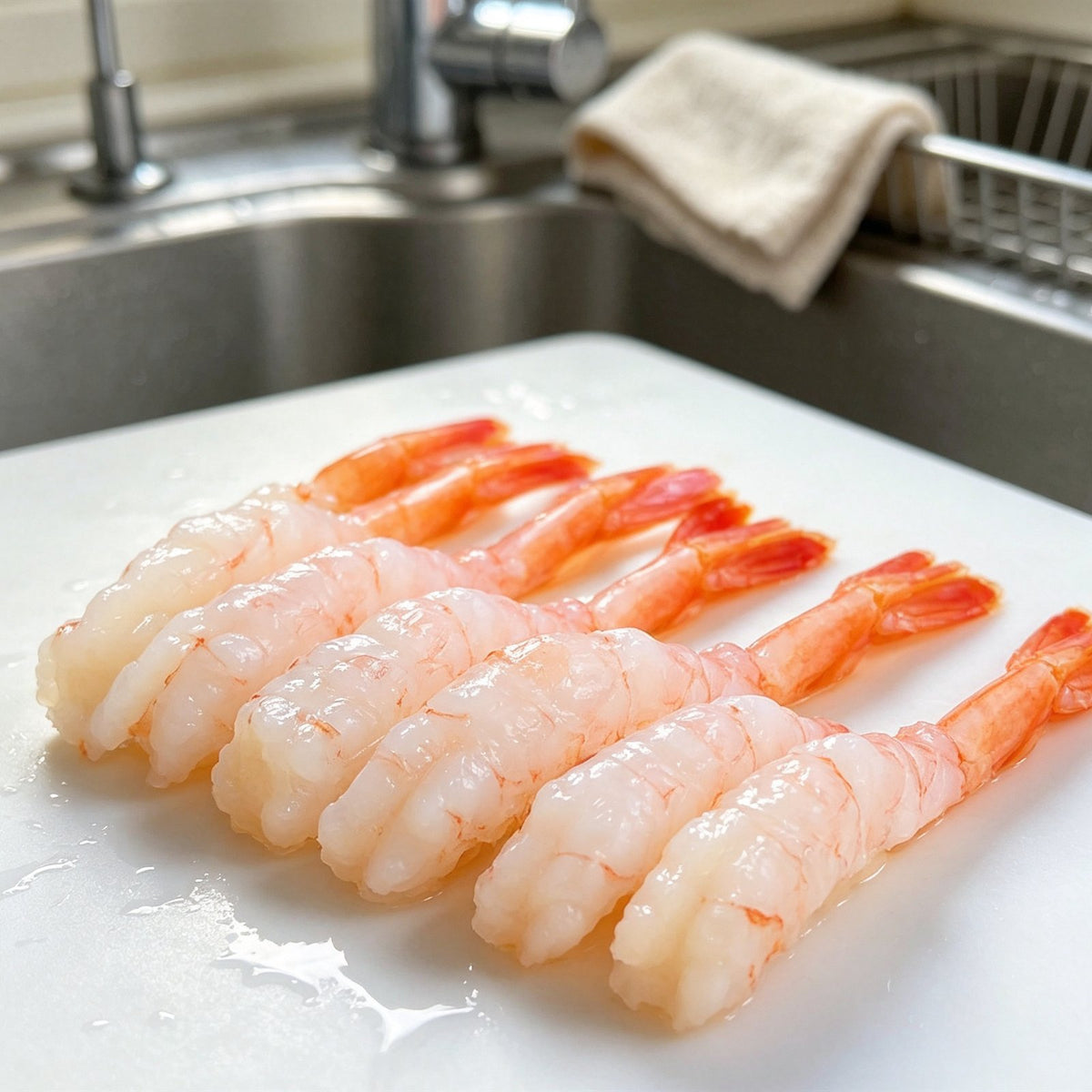Cooked Arctic Sweet Shrimp Tails
