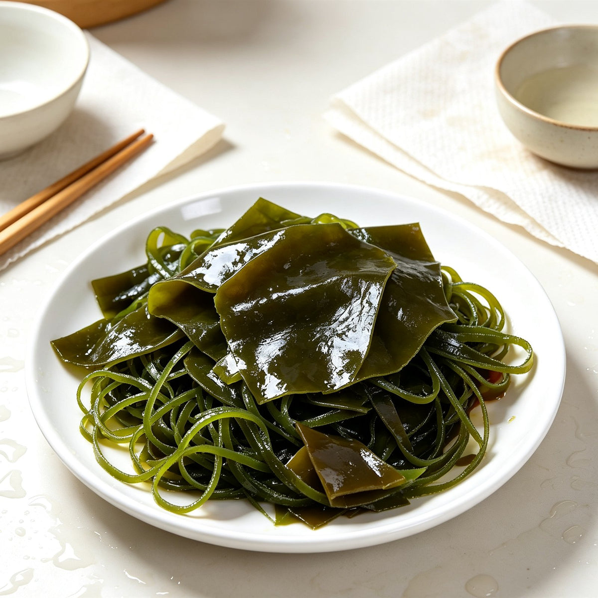 Fresh Green Sea Kelp Strips
