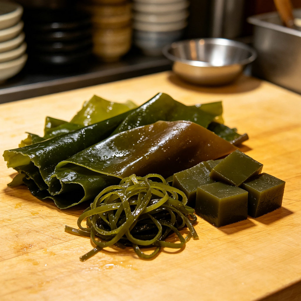 Fresh Green Sea Kelp Strips