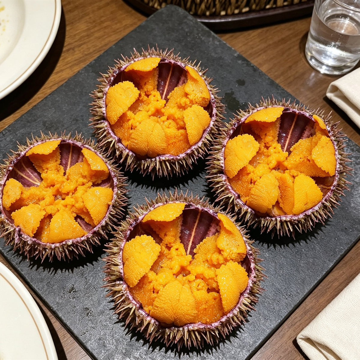 Fresh Sea Urchin Roe Shells