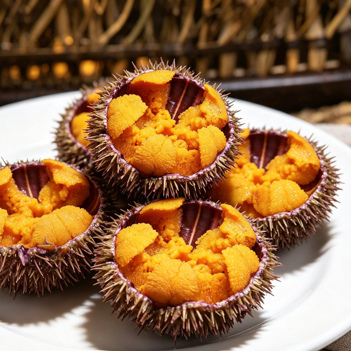 Fresh Sea Urchin Roe Shells