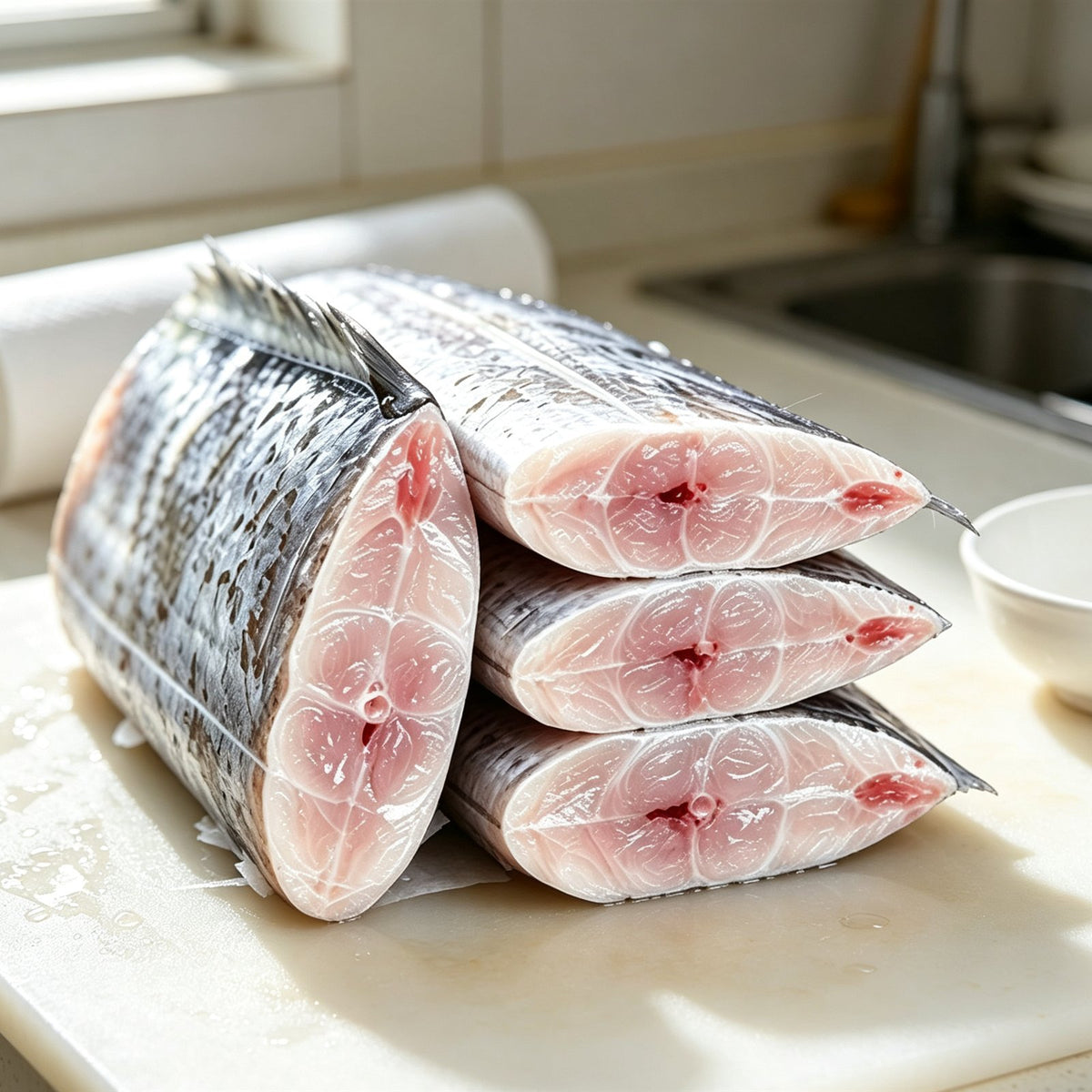 Fresh Hairtail Fish Cut Sections