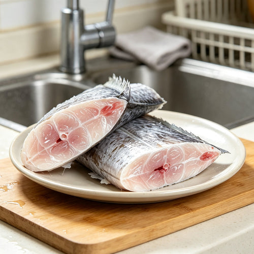 Fresh Hairtail Fish Cut Sections